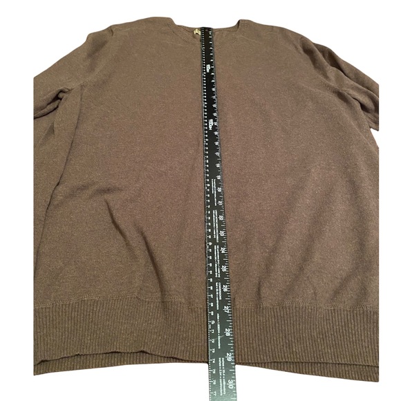 Sonoma Brown Cotton sweater Size XXL - Picture 5 of 7